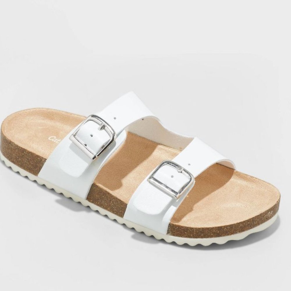 Kids Size 6 Drew Slip-On Footbed Sandals - Cat & Jack™